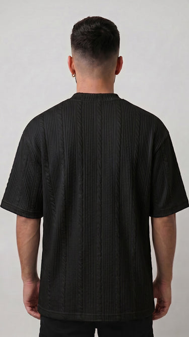CAMISETA OVERSIZED RUGÃO TEXTURIZADA STREETWEAR