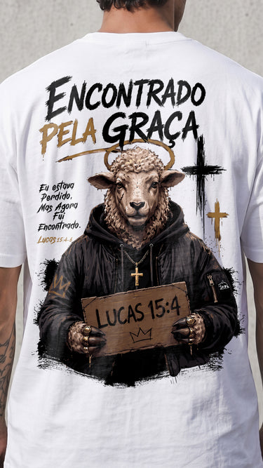 CAMISETA ENCONTRADO PELA GRAÇA