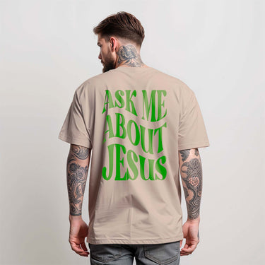CAMISETA PERGUNTE-ME SOBRE JESUS