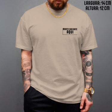 CAMISETA PERSONALIZADA FRENTE/COSTA
