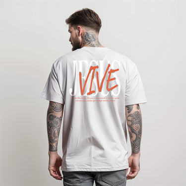 CAMISETA MASCULINA - ELE VIVE
