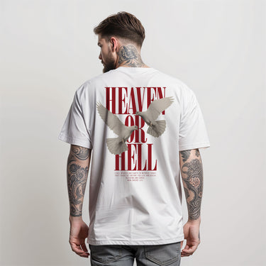 CAMISETA MASCULINA - HEAVEN OR HELL