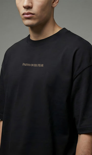 CAMISETA MASCULINA FEATH OVER FEAR