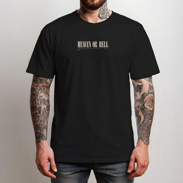 CAMISETA MASCULINA - HEAVEN OR HELL