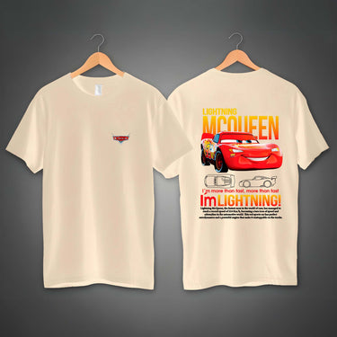 Camiseta Relâmpago Mcqueen T-shirt 100% Algodão Estampa Grande