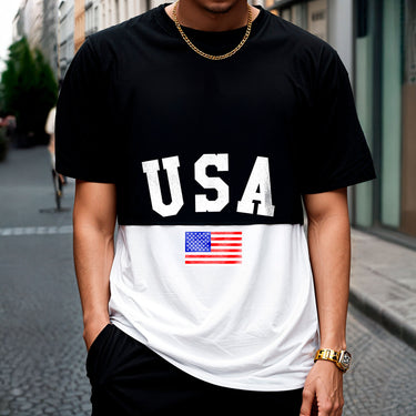 CAMISETA RECORTADA USA