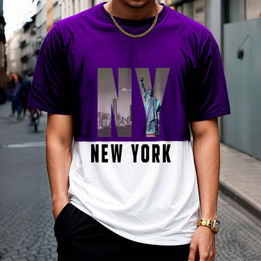 CAMISETA RECORTADA NOVA YORK