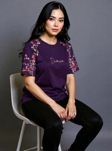 CAMISETA FEMININA BRISA DA PRIMAVERA T-SHIRT 100% ALGODÃO