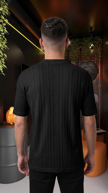 CAMISETA OVERSIZED PRIME KNIT TEXTURIZADA STREETWEAR