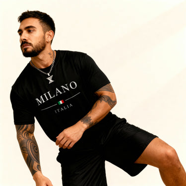 CAMISETA MILANO ITALIA 100% ALGODÃO