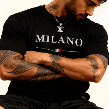 CAMISETA MILANO ITALIA 100% ALGODÃO