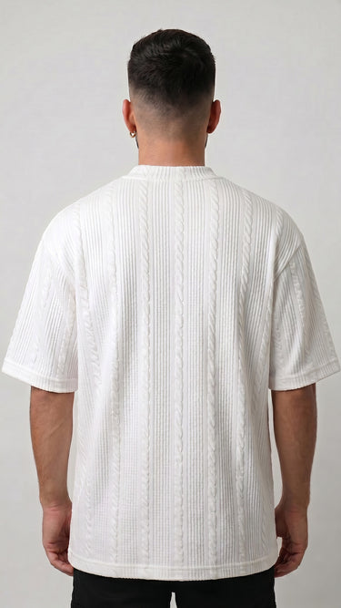 CAMISETA OVERSIZED RUGÃO TEXTURIZADA STREETWEAR