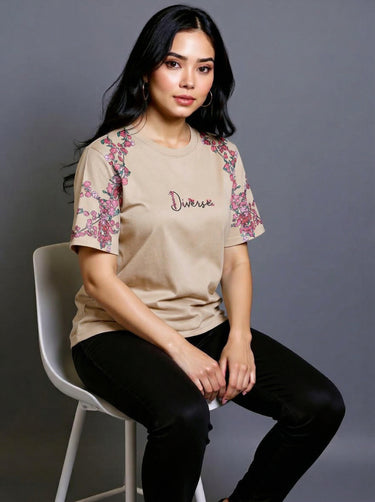 CAMISETA FEMININA BRISA DA PRIMAVERA T-SHIRT 100% ALGODÃO