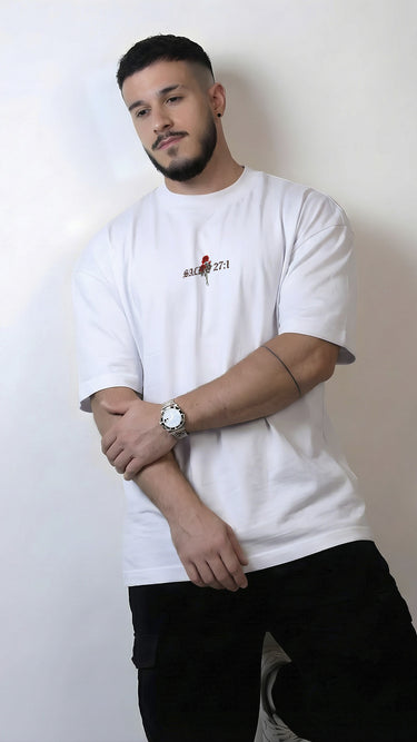 CAMISETA MASCULINA FORTALEZA EM ROSAS