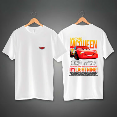 Camiseta Relâmpago Mcqueen T-shirt 100% Algodão Estampa Grande