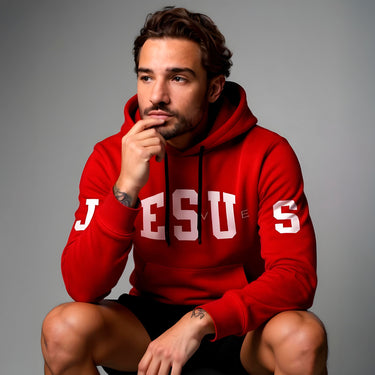 BLUSA DE MOLETOM JESUS VIVE