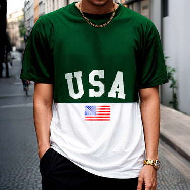 CAMISETA RECORTADA USA