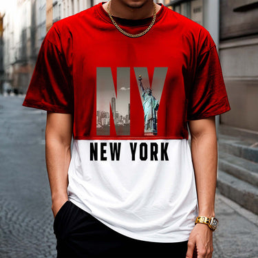 CAMISETA RECORTADA NOVA YORK